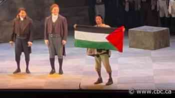 Calgary Opera replaces performer who unfurled Palestinian flag during Tosca bow