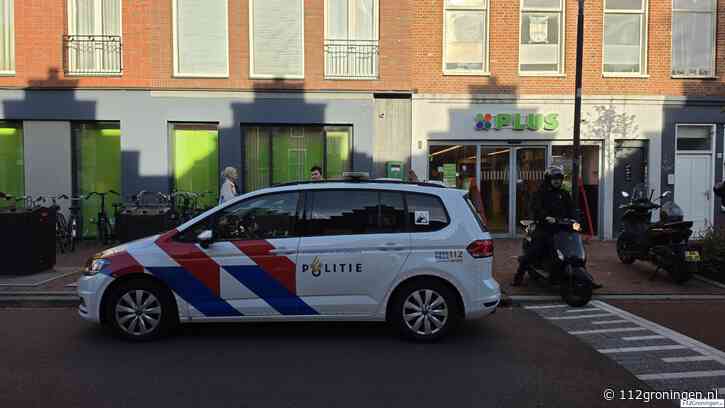 Melding van overval/ beroving Plus supermarkt Kerklaan, Burgernet ingezet