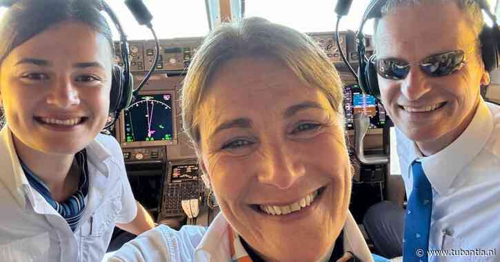 Piloot Zoë (22) vliegt met haar ouders de wereld over: vader naast haar in de cockpit, moeder als cabin attendant