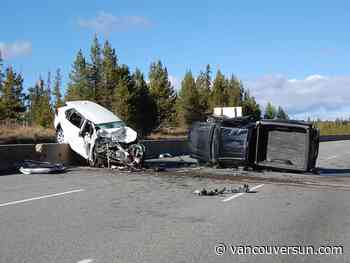 Surrey man dead after wrong-way head-on crash on Coquihalla Highway