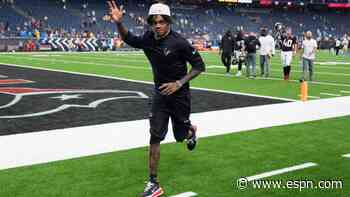 Texans WR Dell to play Sunday in 1st game since major 2024 knee injury