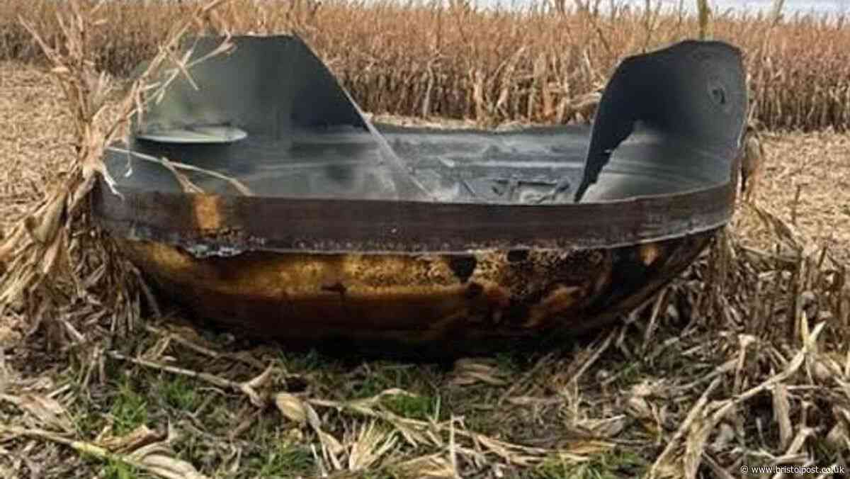 Huge metallic object found in Minnesota cornfield amid space debris investigation