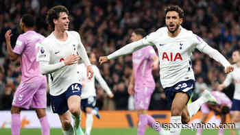 Premier League: Coventry pushing for late equaliser against nervy Tottenham