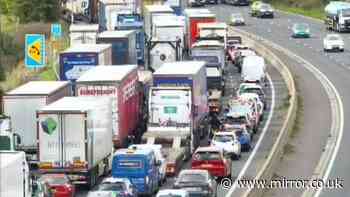 M6 crash tragedy as man, 41, dead after vehicle 'bursts into flames'