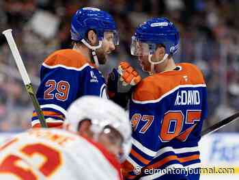 Babcock not about to separate McDavid and Draisaitl with Edmonton Oilers winning