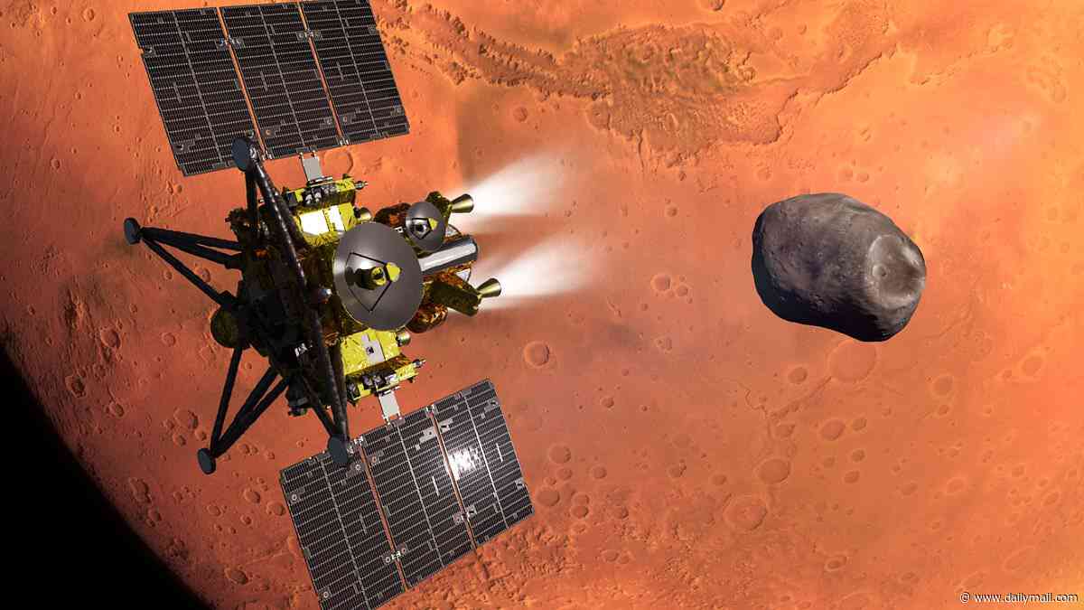Mission to Mars! Japanese spacecraft to begin epic five-year quest to bring Martian moon samples back to Earth for the first time