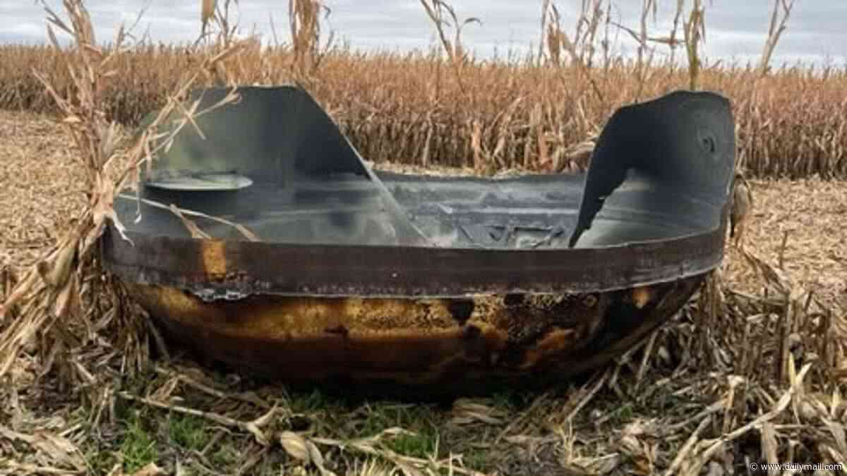 Agents race to Minnesota crash site as 'foreign' object from space is found in crops