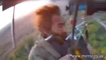 Injured Ukrainain soldier airlifted to safety by drone from Russia frontline in first of its kind evacuation