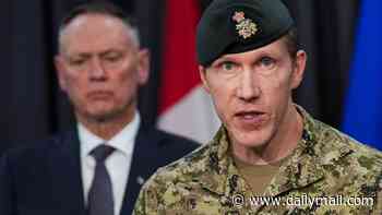 Four Canadian soldiers killed at base after huge grass fire raged across a kilometer in just 30 seconds