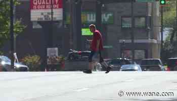 What is being done to reduce crashes involving pedestrians in downtown Fort Wayne?