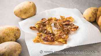 Chips aus Kartoffelschalen im Airfryer? Keine gute Idee