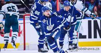 McKenna scores winner, Maple Leafs top Sharks