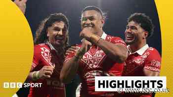 Tonga stun England in World Cup opener