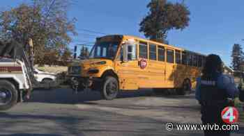 Students injured in accident involving school bus