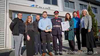 Major Hull employer Sewell Group receives award from King's representative
