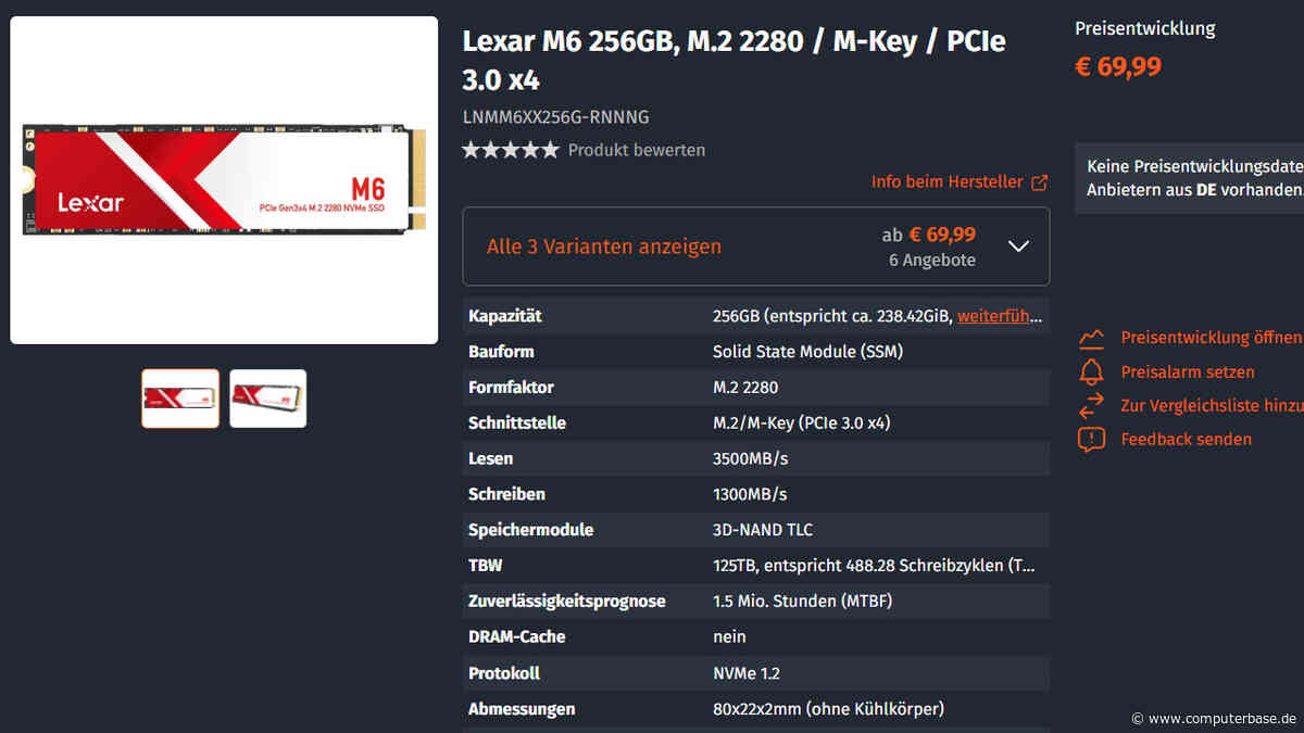 Nur bei MediaMarkt & Saturn: Lexar bringt PCIe 3.0 x4 als exklusive Neuauflage zurück