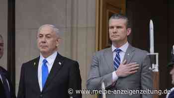Hegseth trifft Netanjahu bei überraschendem Israel-Besuch