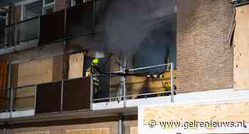 Uitslaande brand in onlangs ontruimde Paasbergflat in Arnhem