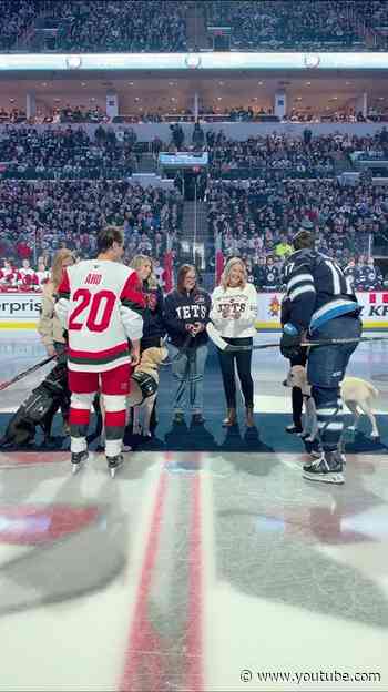 PUP DROP! 🏒 🐶 Duke, Buster, and Jelly are here for our Child Advocacy Game
