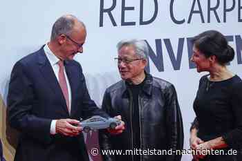 Bundesregierung und Nvidia unterzeichnen Absichtserklärung für industrielle KI und Physical AI