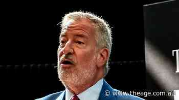 Melbourne gets a serve of Trump and ‘New York blunt’ from Bill de Blasio