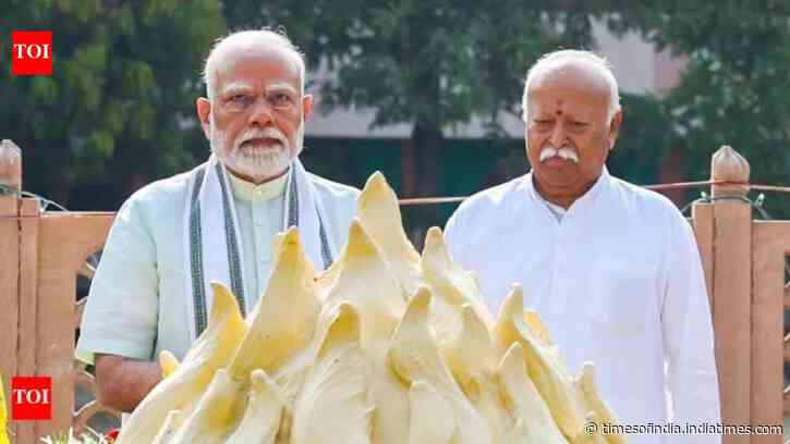 'Highly inspiring': PM Modi hails Mohan Bhagwat's speech on RSS Sthapana Divas