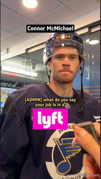 What do NHL players tell people they do for work?