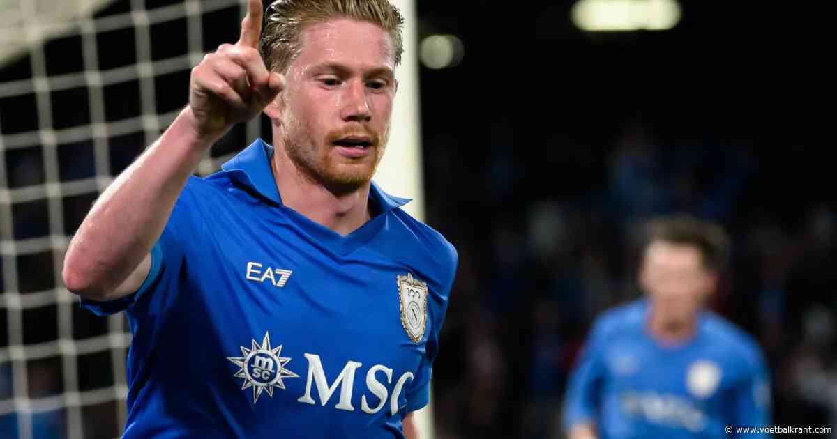 De Bruyne zit gevangen bij Napoli: “Er is een mismatch”