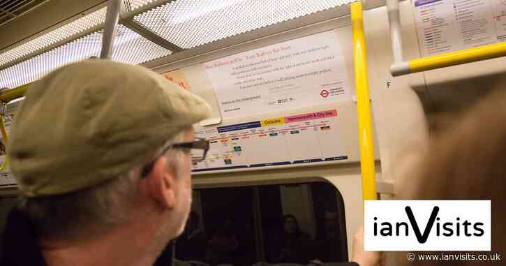 New Poems on the Underground for autumn