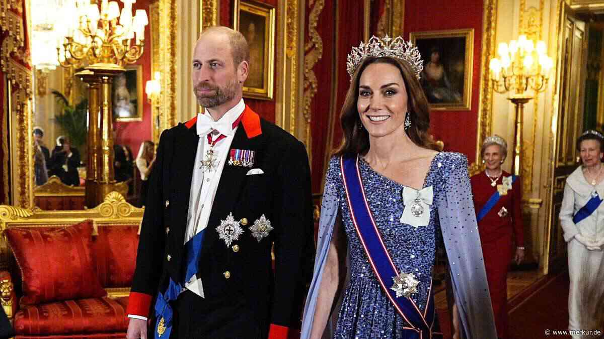 Erster Staatsbesuch seit Jahrzehnten: Für wen Prinzessin Kate auf Schloss Windsor Tiara tragen wird