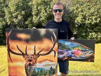 Wyoming Artist Travis Glasgow Launches ‘Trout About’ Fabric Line