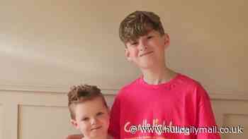 Brothers Jacob and Malachi lead "big shave" fundraise in support of their cousin