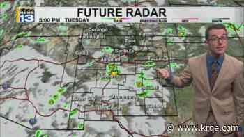 Rain and cooler temperatures around New Mexico