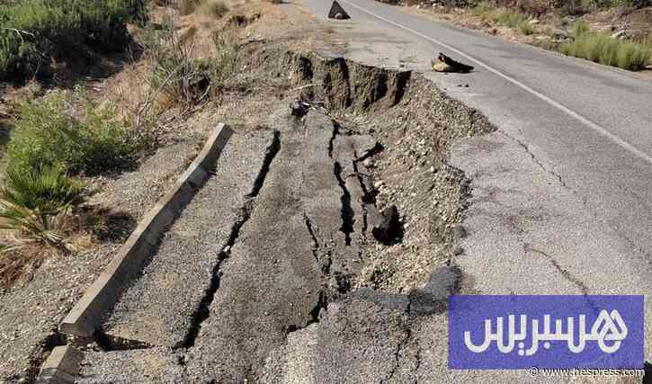التساقطات تعري هشاشة الطريق 410