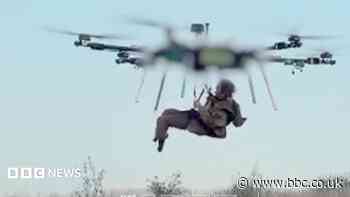 Watch: Ukraine says it carried out first drone airlift of wounded soldier from front line