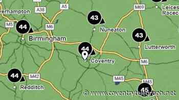 Exact time Storm Austen will blast Coventry with 44mph winds