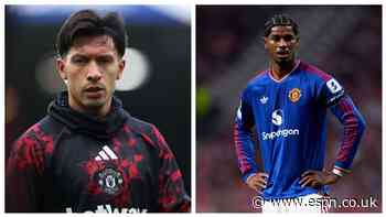 Martínez, Rashford miss Utd training ahead of Como