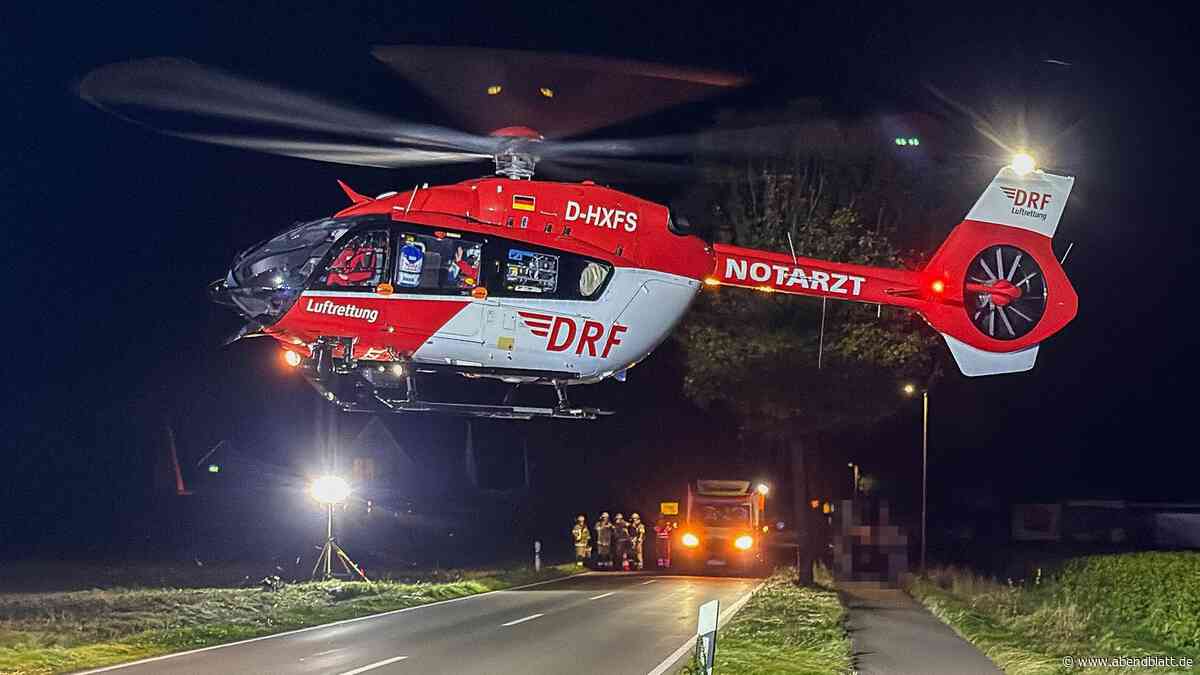 Notfall in der Nacht? Nur wenige Helikopter fliegen Patienten in Kliniken