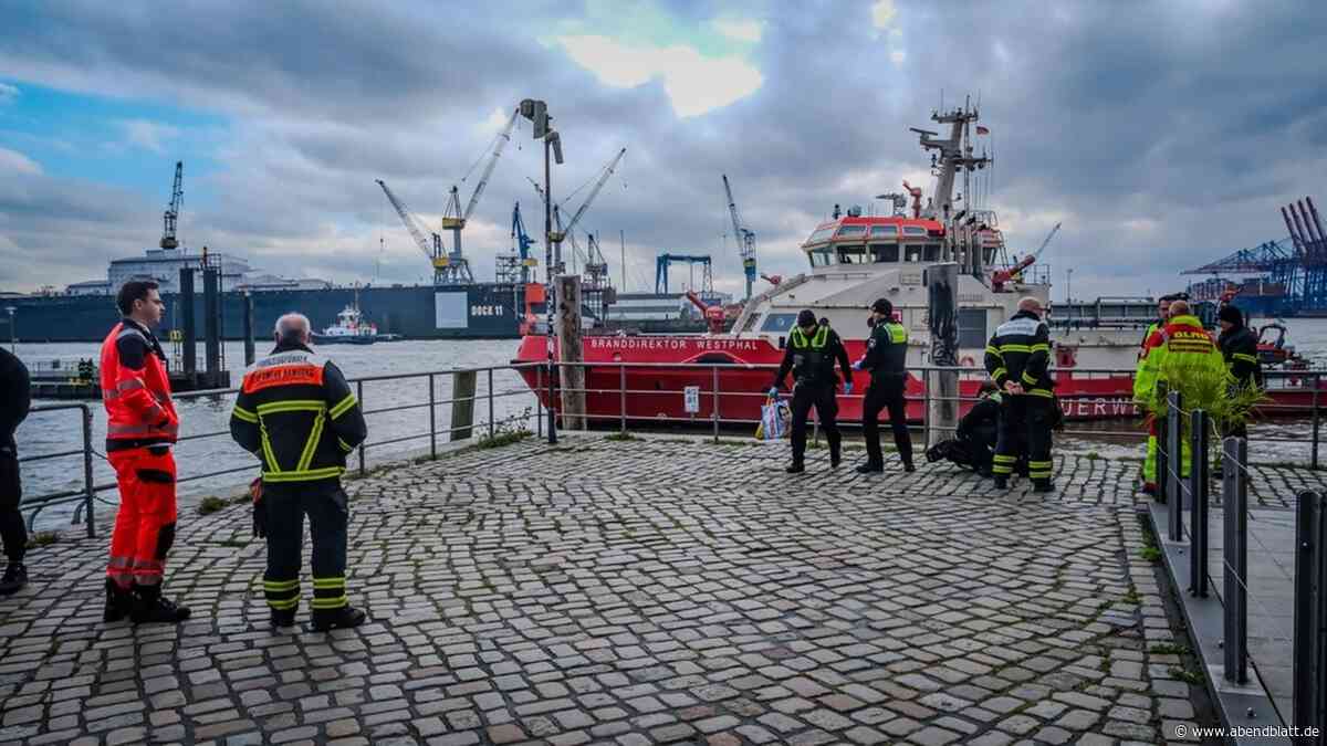 Angler in die Elbe gestürzt? Polizei und Feuerwehr stellen Suche ein