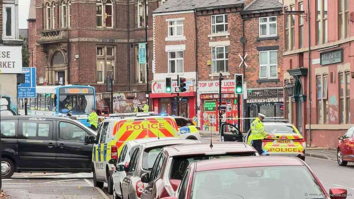 Sheffield road shut LIVE as woman fights for life after being hit by ...