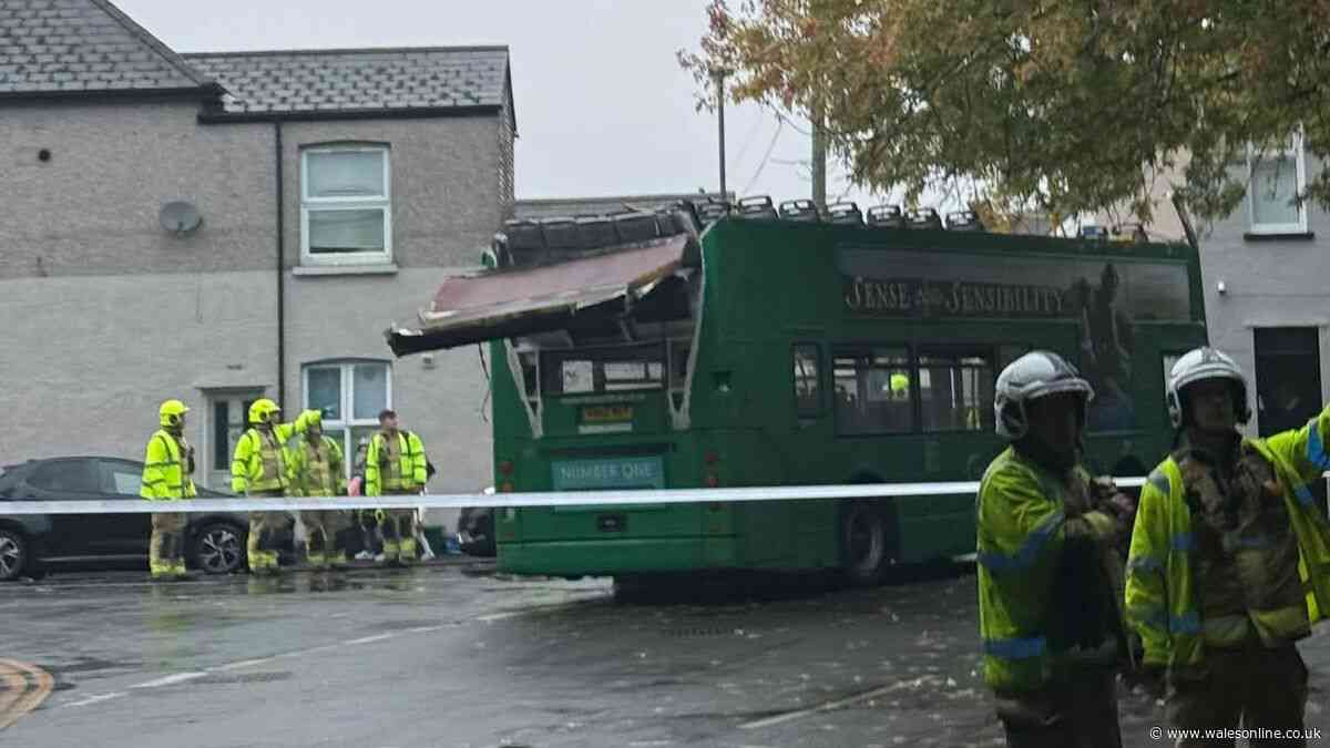 Parents rush to scene of Newport school bus crash as nursery takes in injured children - live updates