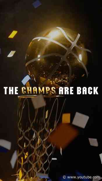 the wait is over. #nyknicks #nba #trophy #champions