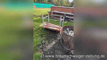 Unbekannte verwüsten Sportgelände: Verein aus Salzgitter kommt nicht zur Ruhe