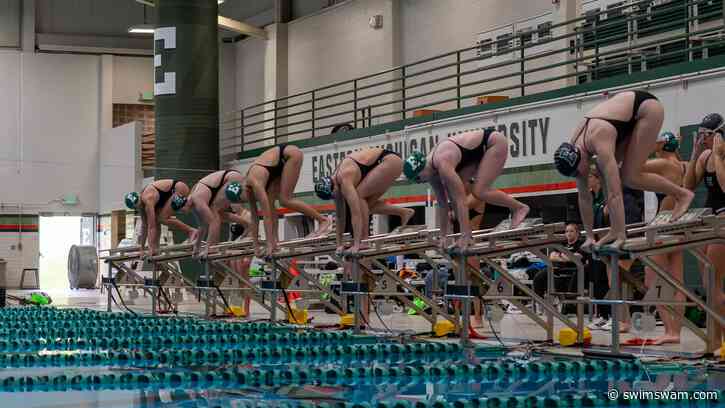 Eastern Michigan Breaks 200 Free Relay Team Record in Season Debut as Program Potentially Faces Elimination