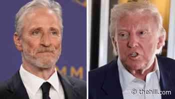 Jon Stewart: Trump waiving Russia sanctions 'insane' and 'incoherent'