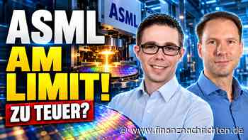 ASML: Der KI-Boom überrollt die Produktion - wie viel ist schon eingepreist?