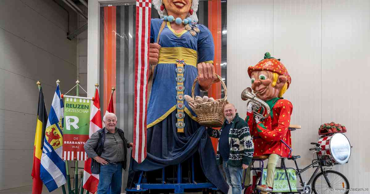 Geen taart, wel asperges, ansjovis en aardbeien op het verjaardagsfeest van de Brabantse Wal Reuzen