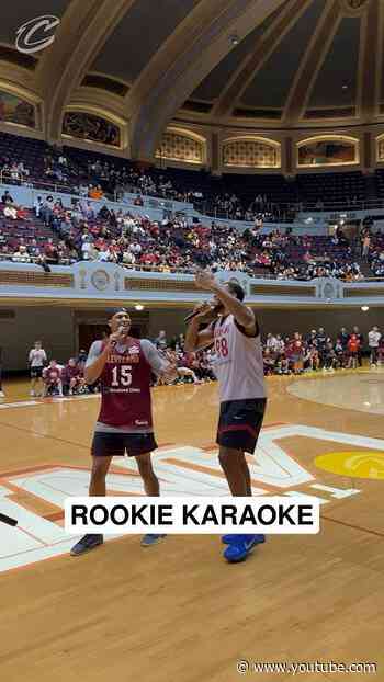 Admin can’t play the audio to this video, but here’s our Rookies singing!