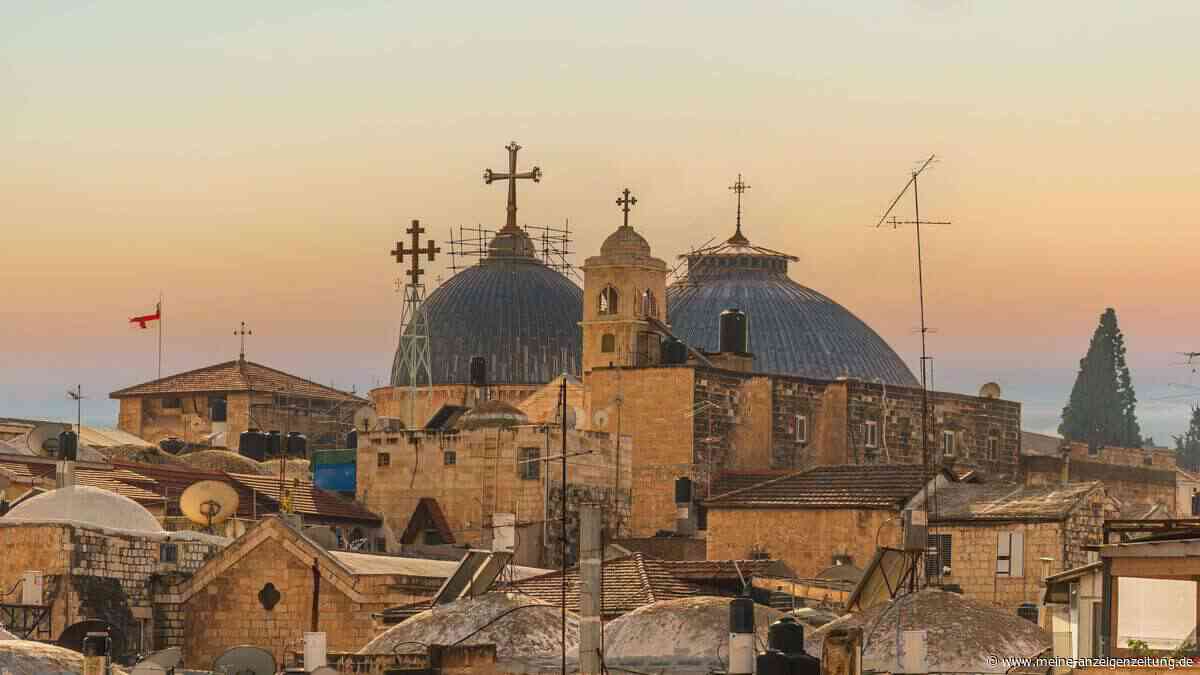 Archäologen stoßen auf verborgene Kammer unter Grabeskirche in Jerusalem