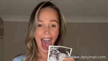 Ex TOWIE star Amber Dowding reveals she is pregnant with her first child with her partner Jamie Enver in sweet clip